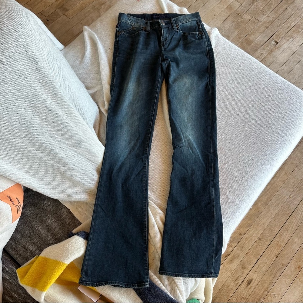 Y2K 2000’s Rock & Republic Flare Kasandra Dark Indigo Jeans SZ 2